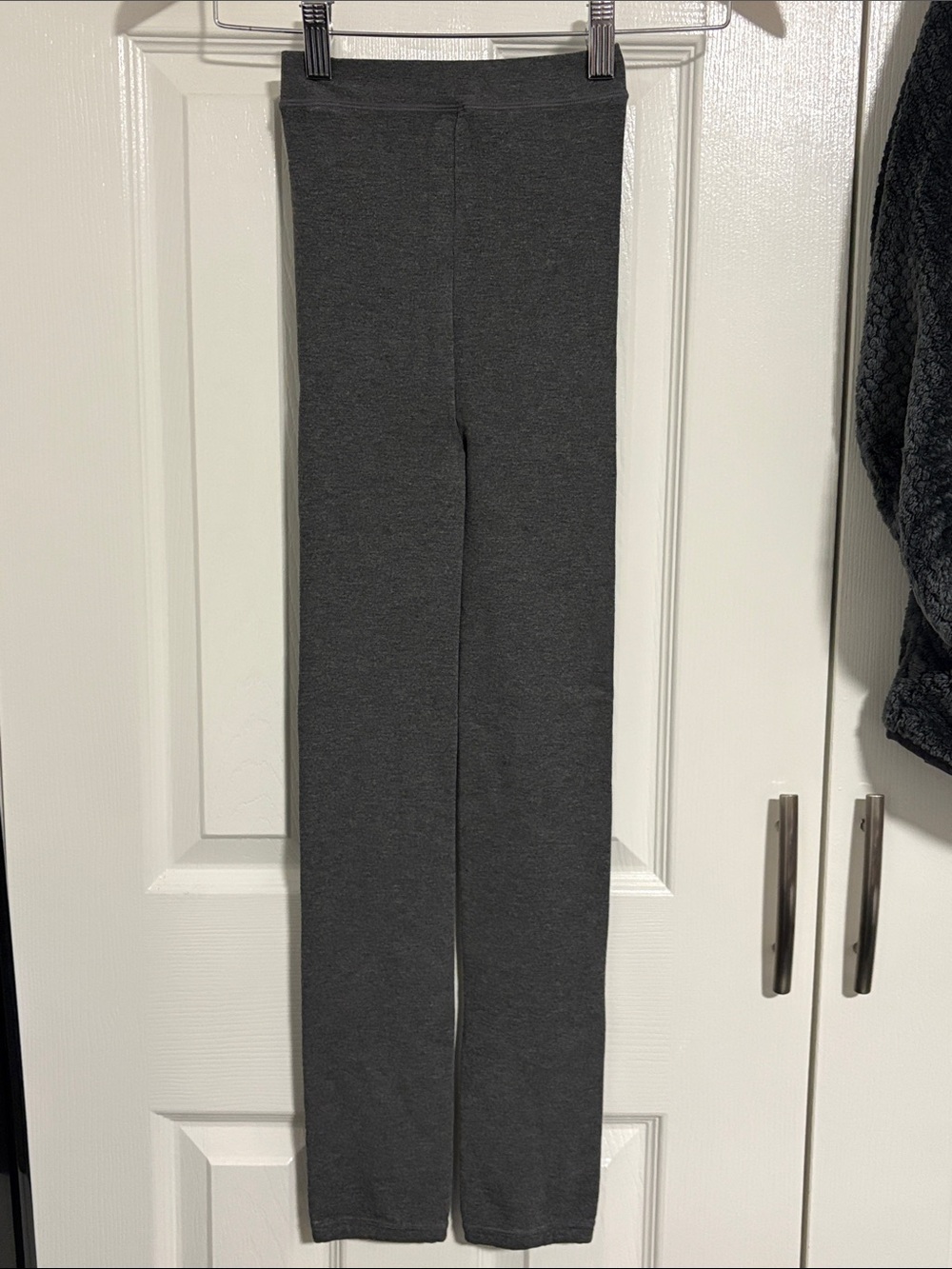 Uniqlo Kids girls Gray Stretch Leggings heattech size 13